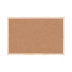 Bi-Office Tablero de Corcho Doble Cara 600x400mm Marco Natural - immagine 2
