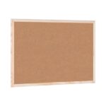 Bi-Office Tablero de Corcho Doble Cara 900x600mm Marco Natural - immagine 2
