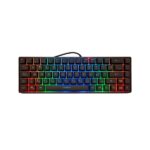 Coolbox TM065 Teclado Gaming Mecanico - Compacto - Iluminacion RGB - 19 Teclas Anti-ghosting  - Color Negro