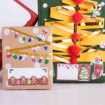 Apli Pack de 8 Etiquetas Adhesivas Navideñas para Regalos - Tamaños y Diseños Surtidos - Espacio para Escribir - immagine 2