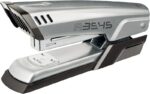 Maped Half Strip A-3545 Grapadora Metalica de Sobremesa - Hasta 25 Hojas a la Vez - Admite Grapas 24/6 y 26/6 - Grapado Abierto y Cerrado - Color Gris Metalizado