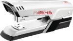 Maped Half Strip A-3545 Grapadora Metalica de Sobremesa - Hasta 25 Hojas a la Vez - Admite Grapas 24/6 y 26/6 - Grapado Abierto y Cerrado - Color Blanco