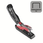 Rapid Supreme Omnipress SO30c Grapadora de Sobremesa Compacta - Hasta 30 Hojas - Grapado sin Esfuerzo - Color Negro/Rojo - immagine 3
