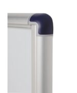 Bi-Office Vitrina para Anuncios o Carteles - Puerta Abatible con Cerradura - Tamaño 35.7 x 49cm - Superficie de Acero Lacado Magnetico - Color Aluminio - immagine 2