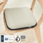 Leitz Ergo Active Wobble Cojin de Asiento Hinchable con Funda Gris Claro - Con Certificacion IGR - Mejora la Circulacion y Alivia la Presion en la Columna - Color Gris Oscuro - immagine 4