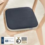 Leitz Ergo Active Wobble Cojin de Asiento Hinchable con Funda Gris Oscuro - Con Certificacion IGR - Mejora la Circulacion y Alivia la Presion en la Columna - Color Gris Oscuro - immagine 4