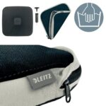 Leitz Ergo Active Wobble Cojin de Asiento Hinchable con Funda Gris Oscuro - Con Certificacion IGR - Mejora la Circulacion y Alivia la Presion en la Columna - Color Gris Oscuro - immagine 5