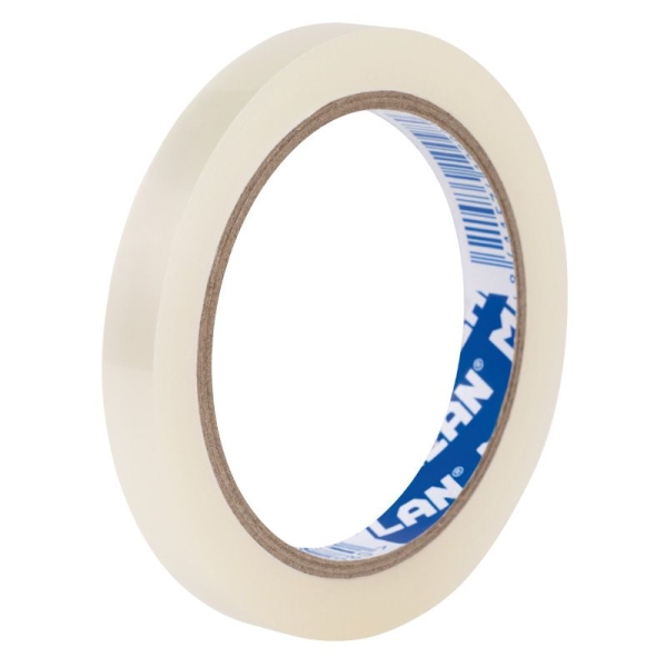 Milan Cinta Adhesiva Transparente - Medidas 12mm x 66m - Color Transparente Brillante Milan Cinta Adhesiva Transparente - Medidas 12mm x 66m - Color Transparente Brillante