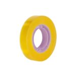 Milan Expositor de 36 Cintas Adhesivas Transparentes con Dispensador - Medidas 12mm x 33m - Color Amarillo Transparente - immagine 3