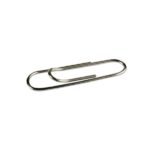 Milan Caja de 100 Clips Labiados Niquelados 28mm - immagine 2