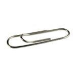 Milan Caja de 100 Clips Labiados Niquelados 33mm - immagine 2