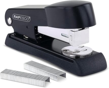 Rapesco Minno 526 Grapadora Metalica de Sobremesa - Hasta 20 Hojas - Grapas 22/6