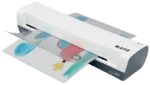 Leitz iLAM Home A3 Plastificadora - Hasta Tamaño A3 - Velocidad 300mm/min - Calentamiento en 3 Minutos - Grueso Bolsa 75 y 125mic - Incluye Paquete de 5 Bolsas de Plastificacion  A4 - Color Blanco/Gris - immagine 4