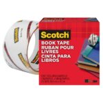 Scotch Cinta Adhesiva para Reparacion de Libros - 50.8mm x 13.7m - Color Transparente