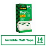 Scotch Magic Pack Ahorro de 14 Cintas Adhesivas Invisibles 19mm x 33m - Color Transparente - immagine 3