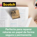 Scotch Magic Pack de 9 Cintas Adhesivas - 66% Adhesivo Vegetal - 19mm x 33m - Color Transparente - immagine 4