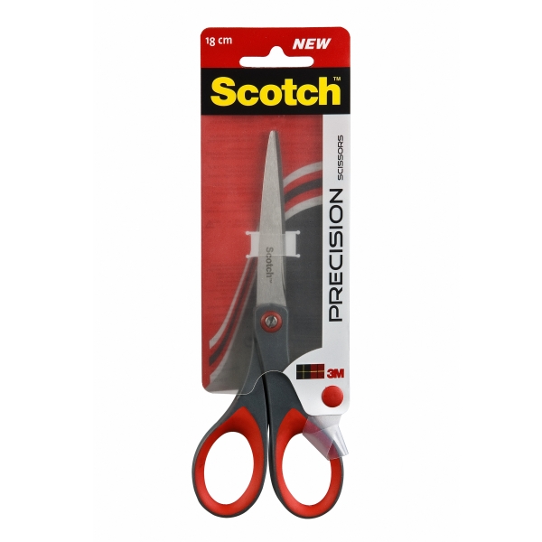 Scotch Tijeras de Precision - 18cm - Color Negro/Rojo Scotch Tijeras de Precision - 18cm - Color Negro/Rojo
