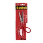 Scotch Tijeras Universales 18cm - Acero Inoxidable - Mango Ergonomico - Color Rojo