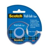 Scotch Cinta Adhesiva para Paredes - 19mm x 16.5m - Incluye Dispensador - Color Transparente