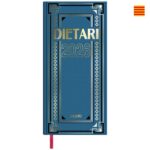 Dohe Dietario Anual Dos Tercios en Catalan - Dia Pagina - Fabricado en Geltex con Carton Contracolado - Tamaño 14.5x31cm - Colores Surtidos Aleatorios