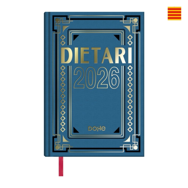 Dohe Dietario Anual Cuarto en Catalan - Dia Pagina - Fabricado en Geltex con Carton Contracolado - Tamaño 15x21cm - Colores Surtidos Aleatorios Dohe Dietario Anual Cuarto en Catalan - Dia Pagina - Fabricado en Geltex con Carton Contracolado - Tamaño 15x21cm - Colores Surtidos Aleatorios