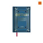 Dohe Dietario Anual Octavo en Catalan - Dia Pagina - Fabricado en Geltex con Carton Contracolado - Tamaño 11.5x16.6cm - Colores Surtidos Aleatorios