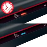 GBC 240HS Home Office A3 Plastificadora - Calentamiento en 2 Minutos - Desde Documentos de Identidad hasta Documentos A3 - Compatible con Bolsas de 75 a 125 micras - Color Negro /Rojo - immagine 4
