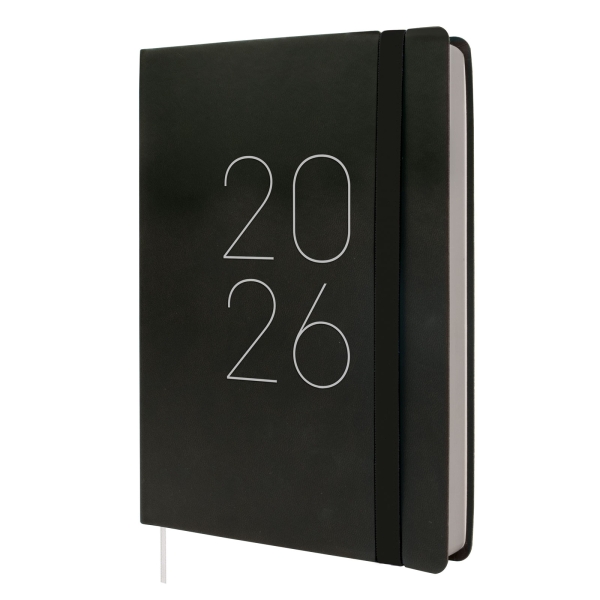 Finocam Flexi Lisa Agenda - Anual 2026 - Tapa Blanda - Formato FA5 - 151x23x214mm - 1 Dia por Pagina - Color Negro Finocam Flexi Lisa Agenda - Anual 2026 - Tapa Blanda - Formato FA5 - 151x23x214mm - 1 Dia por Pagina - Color Negro