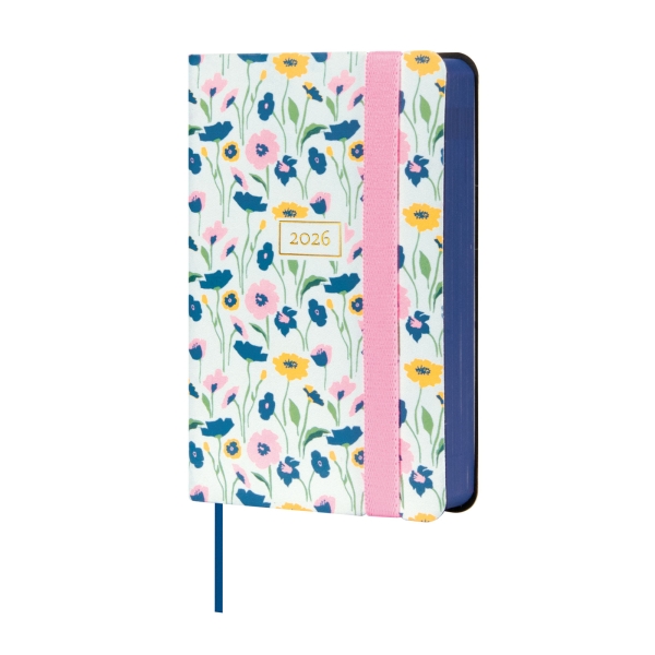 Finocam Flexi Joy Agenda en Catalan - Anual 2026 - Tapa Blanda - Formato F2 - 85x23x130mm - 1 Dia por Pagina - Tematica de Flores Finocam Flexi Joy Agenda en Catalan - Anual 2026 - Tapa Blanda - Formato F2 - 85x23x130mm - 1 Dia por Pagina - Tematica de Flores