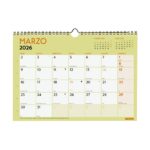 Finocam Grafik Calendario de Pared - Anual 2026 - 297x10x212mm - Espacio para Escribir - Color Surtidos - immagine 3