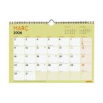 Finocam Grafik Calendario de Pared en Catalan - Anual 2026 - 297x10x212mm - Espacio para Escribir - Color Surtidos - immagine 3