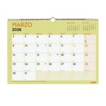 Finocam Grafik Calendario de Pared - Anual 2026 - 420x10x300mm - Espacio para Escribir - Color Surtidos - immagine 3