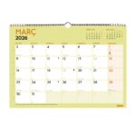 Finocam Grafik Calendario de Pared en Catalan - Anual 2026 - 420x10x300mm - Espacio para Escribir - Color Surtidos - immagine 3