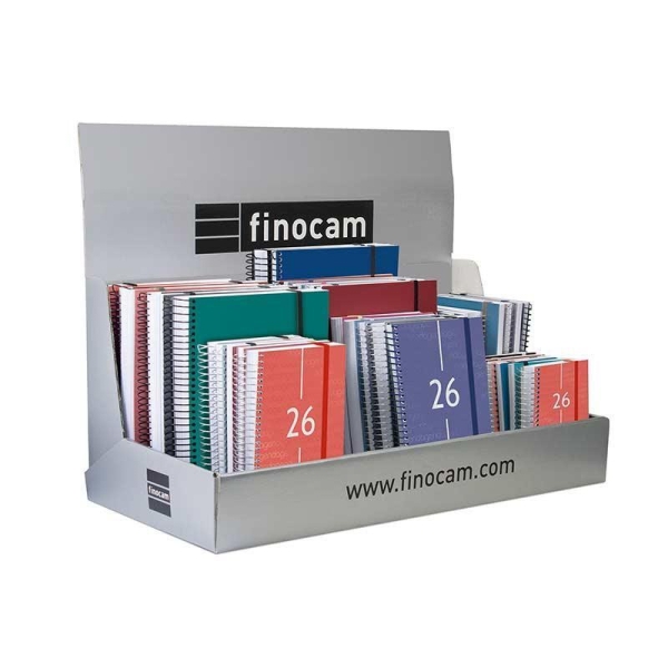 Finocam Pack de 45 Agendas Surtidas en Catalan - Anual 2026 - Color Surtidos