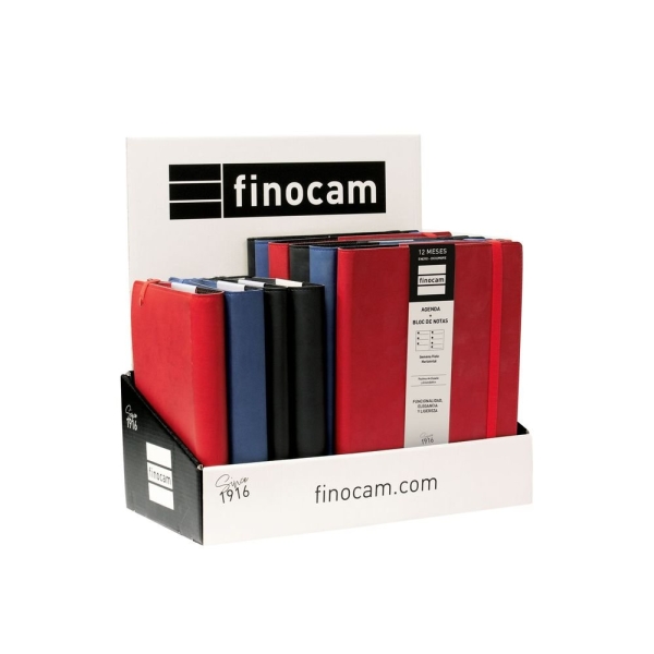 Finocam Duoband Expositor con 10 Agendas Surtidas en Catalan - Anual 2026 - Formato Surtidos - Color Surtidos Finocam Duoband Expositor con 10 Agendas Surtidas en Catalan - Anual 2026 - Formato Surtidos - Color Surtidos