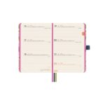Finocam Minimal Design Agenda - Anual 2026 - Tapa Dura - Cierre con Goma Elastica - Formato M2 - 86x15x132mm - Semana Vista Horizontal - Tematica de Flores - immagine 4