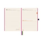 Finocam Minimal Design Agenda - Anual 2026 - Tapa Dura - Cierre con Goma Elastica - Formato M4 - 124x25x174mm - 1 Dia por Pagina - Tematica de Flores - immagine 3