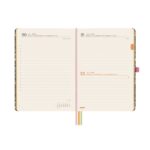 Finocam Minimal Design Agenda - Anual 2026 - Tapa Dura - Cierre con Goma Elastica - Formato M4 - 124x25x174mm - 1 Dia por Pagina - Tematica de Flores - immagine 3