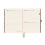 Finocam Minimal Design Agenda en Catalan - Anual 2026 - Tapa Dura - Cierre con Goma Elastica - Formato M4 - 124x25x174mm - 1 Dia por Pagina - Tematica de Flores - immagine 4