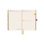 Finocam Minimal Design Agenda - Anual 2026 - Tapa Dura - Cierre con Goma Elastica - Formato M2 - 86x25x132mm - 1 Dia por Pagina - Tematica de Flores - immagine 4