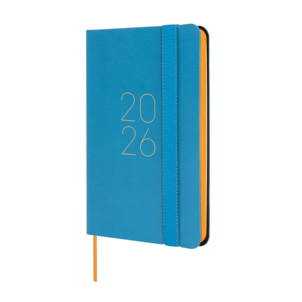 Finocam Flexi Lisa Agenda en Catalan - Anual 2026 - Tapa Blanda - Formato F2 - 85x13x130mm - Semana Vista Horizontal - Color Azul Finocam Flexi Lisa Agenda en Catalan - Anual 2026 - Tapa Blanda - Formato F2 - 85x13x130mm - Semana Vista Horizontal - Color Azul