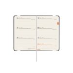 Finocam Flexi Lisa Agenda en Catalan - Anual 2026 - Tapa Blanda - Formato F2 - 85x13x130mm - Semana Vista Horizontal - Color Negro - immagine 4