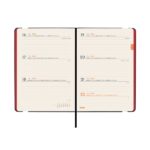 Finocam Flexi Lisa Agenda - Anual 2026 - Tapa Blanda - Formato F4 - 120x13x172mm - Semana Vista Horizontal - Color Rojo - immagine 4