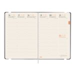 Finocam Flexi Lisa Agenda - Anual 2026 - Tapa Blanda - Formato FA5 - 151x13x214mm - Semana Vista en Vertical - Color Negro - immagine 4