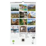 Finocam Calendario de Pared en Catalan - Anual 2026 - Imagenes Variadas - con Espiral - Espacio para Escribir - Tematica de Ciudades y Pueblos - immagine 4