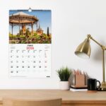 Finocam Calendario de Pared en Catalan - Anual 2026 - Imagenes Variadas - con Espiral - Espacio para Escribir - Tematica de Ciudades y Pueblos - immagine 2