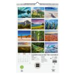 Finocam Calendario de Pared en Catalan - Anual 2026 - Imagenes Variadas - con Espiral - Espacio para Escribir - Tematica de Naturaleza - immagine 4