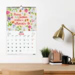 Finocam Calendario de Pared en Catalan - Anual 2026 - Imagenes Variadas - con Espiral - Espacio para Escribir - Tematica de Frases Motivadoras - immagine 2