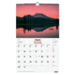 Finocam Calendario de Pared en Catalan - Anual 2026 - Imagenes Variadas - con Espiral - Espacio para Escribir - Tematica de Atardeceres Magicos - immagine 3