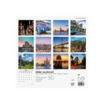 Finocam Calendario de Pared Internacional - Anual 2026 - Imagenes Variadas - 311x5x305mm - Tematica de Viajes - immagine 4